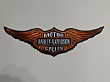 Patch patch patch harley davidson ca.29 x 9 cm (motif aigle eagle sportster shield motorradclub moto