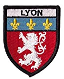 Patche Lyon écusson thermocollant patch blason ville villes France armoiries logo Lyonnais