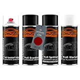 Peinture Voiture Kit bombes de peinture pour pare-chocs en plastique pour Landrover CFK Camargue Red Metallic primaire d'adhérence peinture de ...
