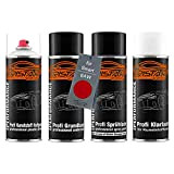 Peinture Voiture Kit bombes de peinture pour pare-chocs en plastique pour Smart EAW Special Edition Red primaire d'adhérence peinture de ...