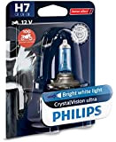 Philips 12972CVUBW CrystalVision ultra Moto H7 ampoule de phare de moto, 1 pièce