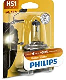Philips Vision Moto Hs1, Ampoule De Phare De Moto, Jusqu'À 30% De Visibilité En Plus, Blister De 1