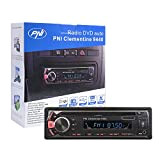 PNI Autoradio DVD Clementine 9440, Stéréo 1 Din, Récepteur Audio Bluetooth Unité Principale Lecteur CD avec Radio FM, Télécommande et ...