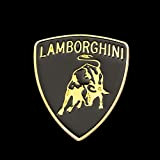 PNNNU Insigne d'emblème de Voiture pour Lamborghini Autocollants 3D pour l'extérieur de la Voiture Accessoires Logos Logo ABS de Voiture ...