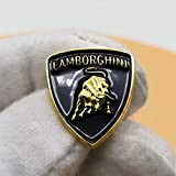 PNNNU Insigne d'emblème de Voiture pour Lamborghini Autocollants 3D pour l'extérieur de la Voiture Accessoires Logos Logo ABS de Voiture ...