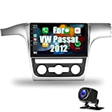 Podofo Autoradio pour VW Passat 2012 Wireless Carplay Android 11 Autoradio 2 Din avec écran 10,1 Pouces Autoradio mit Navi ...