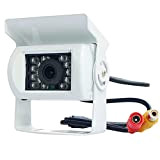 PolarLander 12V 24V Caméra de recul pour Camion Heavy Duty 18 LED IR Vision Nocturne Caméra de recul étanche pour ...