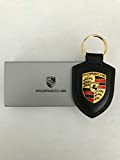 Porte-clés armoiries Porsche (original) en noir