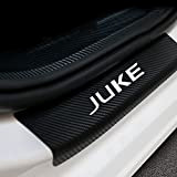 Qirc Protection de seuil de portière de voiture en fibre de carbone - Pour seuils de portière de voiture Juke ...