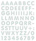 Quattroerre 894 Kit Lettres Adhésives, Blanc