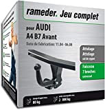 Rameder Pack, attelage démontable avec Outil + Faisceau 7 Broches Compatible avec Audi A4 B7 Avant (152651-05377-1-FR).