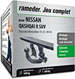 Rameder Pack, attelage rotule démontable + Faisceau 7 Broches Compatible avec Nissan Qashqai II SUV (147537-11757-1-FR)