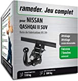 Rameder Pack, attelage rotule démontable + Faisceau 7 Broches Compatible avec Nissan Qashqai II SUV (159206-11757-2-FR)
