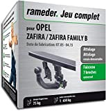 Rameder Pack, attelage rotule démontable + Faisceau 7 Broches Compatible avec Opel Zafira/Zafira Family B (143809-05425-1-FR)