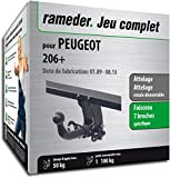 Rameder Pack, attelage rotule démontable + Faisceau 7 Broches Compatible avec Peugeot 206+ (140180-08784-1-FR)