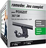 Rameder Pack, attelage rotule démontable + Faisceau 7 Broches Compatible avec Peugeot 307 SW (130340-04882-2-FR)