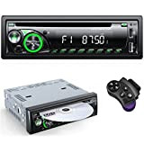 RDS Autoradio Bluetooth CD DVD Lecteur, Chismos Autoradio 1 Din pour 9-24V Voiture, Poste Radio Voiture Bluetooth 5.0 Main Libre ...