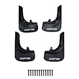 RE&AR Tuning Pour Dacia Duster 2014-2018 Bavettes garde-boue pour l'avant et l'arrière 4 pièces