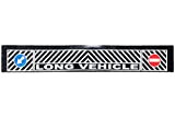 Recambo Garde-boue universel - Protection anti-éclaboussures - Pour camion, remorque, hayon - Long véhicule - Avec panneau de signalisation - ...