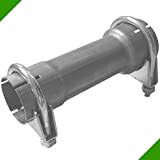 Réducteur de tuyau d'échappement 200 mm - 45 mm à 55 mm - Avec 2 colliers de serrage