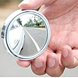 Rétroviseur Grand Angle,2 Pack HD Voiture Rétroviseurs 360 Ronde Auto Rétroviseurs,Grand Angle Réglable Blind Spot Mirror pour Toutes Les Voitures ...