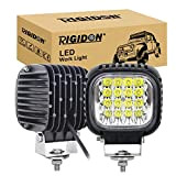 RIGIDON 1 Pièces phare de travail led tracteur, 12V 24V 5 pouces 48W 4800 lumens feux de travail led, spotlight ...