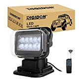RIGIDON 5D 50W Feux de Travail aimanté, 12V 24V projecteur LED lumière de Recherche à Distance, 360° Éclairage de Secours ...