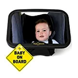 ROYAL RASCALS - Miroir de voiture pour bébé - Le rétroviseur LE PLUS SÛR pour surveiller votre bébé sur le ...