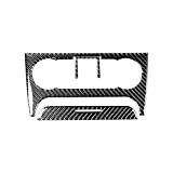 rrx Cadre de panneau intérieur en fibre de carbone compatible avec Audi TT TTS TTRS 8N MK1 2001-2006 (Carbone, climatisation ...