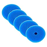 RUPES Lot de 5 tampons de polissage Coarse - Bleu - 80-100 mm