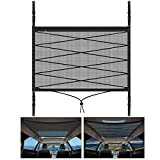 Sac de rangement universel pour toit de voiture avec bandes en nylon, organiseur de rangement pour coffre de voiture