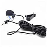 Saidbuds Microphone stéréo de Voiture Micro Externe 3,5 mm pour unité Principale de véhicule de Voiture Bluetooth activé Radio stéréo ...