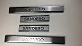 SANDERO STEPWAY Protection de seuil de porte en acier inoxydable chromé 4 portes (2012-2020)