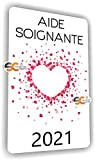 SC ® - Sticker/Autocollant - Caducée 2021 - Aide Soignante - Type de pose Vitrophanie* (se colle sur le pare-brise ...