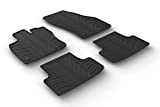 Set tapis de caoutchouc compatible avec Seat Ateca 5/2016- (T profil 4-pièces + clips de montage)