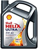 Shell - Helix Ultra 5W-40, Huile de Moteur Entièrement Synthétique - 5 Litres