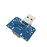 SJL1124 Kit Electronique 4 en 1 USB Connecteur de tête Stackboard mâle sur Type-C Micro Femelle USB 2.54MM-4P Test de ...