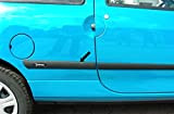 Spangenberg Barres de protection latérales noires pour Renault Twingo I 1 Génération 1993-2007 F13 (3700013)