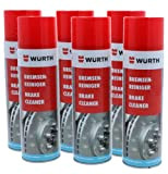 Spray nettoyant pour frein Wurth x96 (6) - Aérosol solvant - 500 ml - 1 pièce