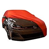Star Cover Compatible avec Une BÂCHE D'INTÉRIEUR pour VW Golf 7 GTI Housse Rouge