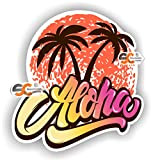 Sticker Autocollant Aloha Hawaii/Autocollant Tiki