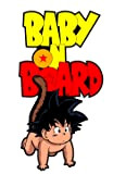 Stickerloveshop Goku Dragonball Z Baby on Board Autocollant de voiture Son Saiyajin