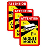 Stickers Officiels d'Angles Morts pour Les Véhicules Lourds - Autocollant d'Angles Morts sur Les Bus Officiel, Angles Morts Poids Lourd ...