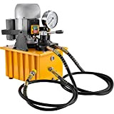 SucceBuy 220V/750W 8L Pompe Hydraulique Haute Pression Pompe à Huile Electrique Vitesse de Rotation 1400r / min Hydraulic Pump