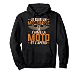 T-shirt Motard Homme Moto Cadeau Motorcycle Motards Sweat à Capuche