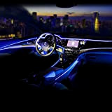 TABEN voiture lumière ambiante RGB APP contrôle lumière décorative lampe bricolage Refit Flexible fibre optique tuyau 64 couleurs éclairage intérieur ...
