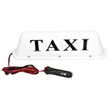 Taxi Light 12V LED Signe Magnétique De Taxi Sur Le Toit De La Voiture Super Lumineuse Lampe Avec Allume Cigare(Boîtier ...