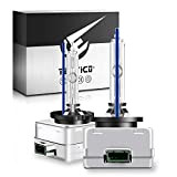 TECTICO D3S 35W Xénon Ampoule HID de HID kit de Conversion 8000K 12V Bleu Froid +300% Ultra Clair Kit de ...