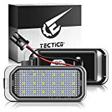 TECTICO LED Éclairage plaque immatriculation auto Feux arrière E-Mark ECE SMD 6000K Blanc pur canbus sans erreur Compatible avec FORD ...