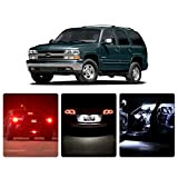 Teptdirio Kit d'éclairage intérieur LED Automatique 10 pièces, pour Chevrolet Tahoe 2000 2001 2002 2003 2004 2005 2006 Accessoires de ...